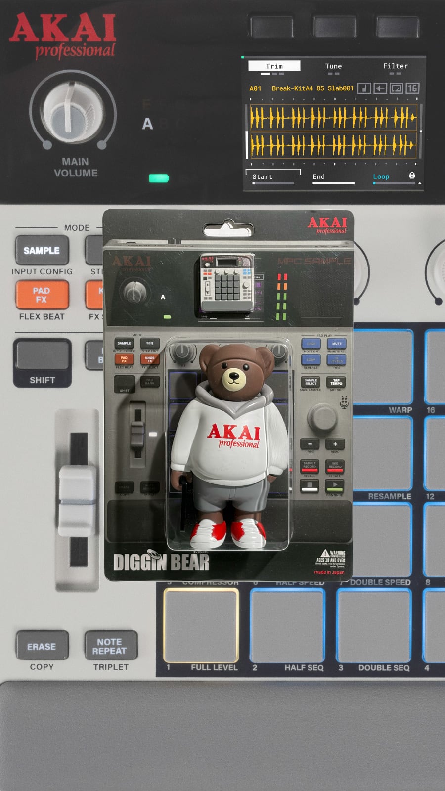 DIGGIN' BEAR｜AKAI professional | PROOF