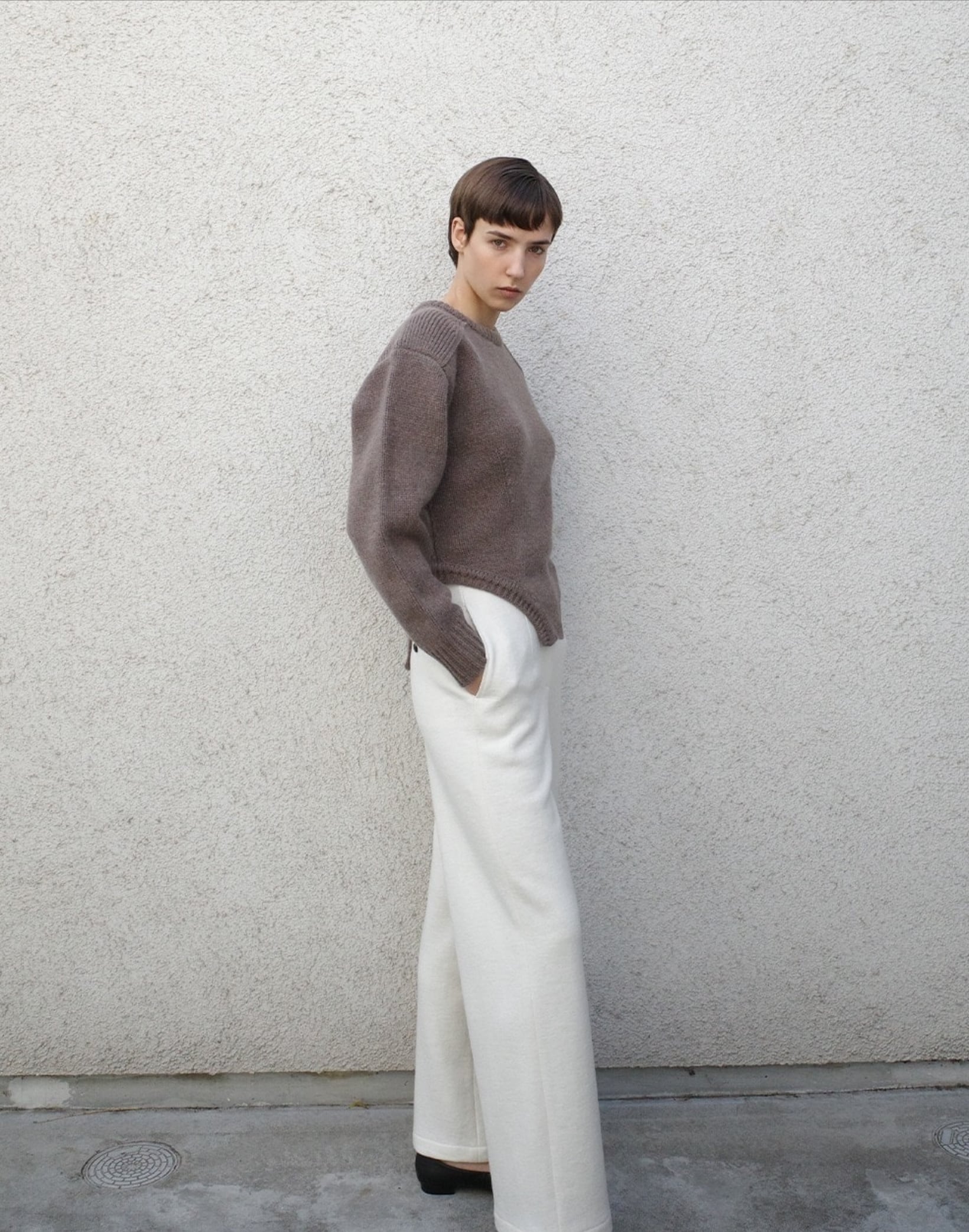 CLANE HIGH WAIST WIDE PANTS | FLICKA ASHIYA