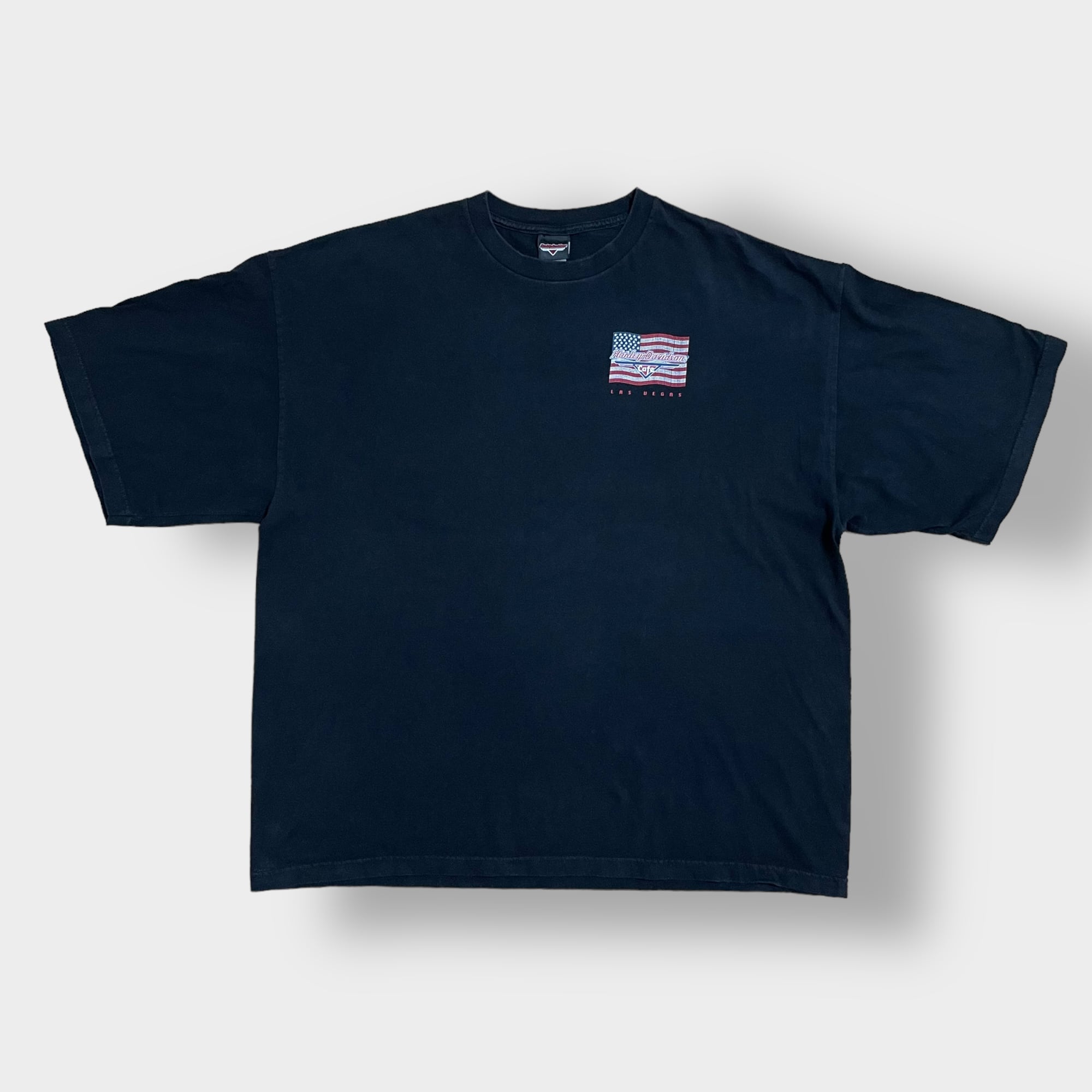 ハーレーダビッドソン Tシャツ ロゴ USA製 黒 ビンテージ 80s スポーツ
