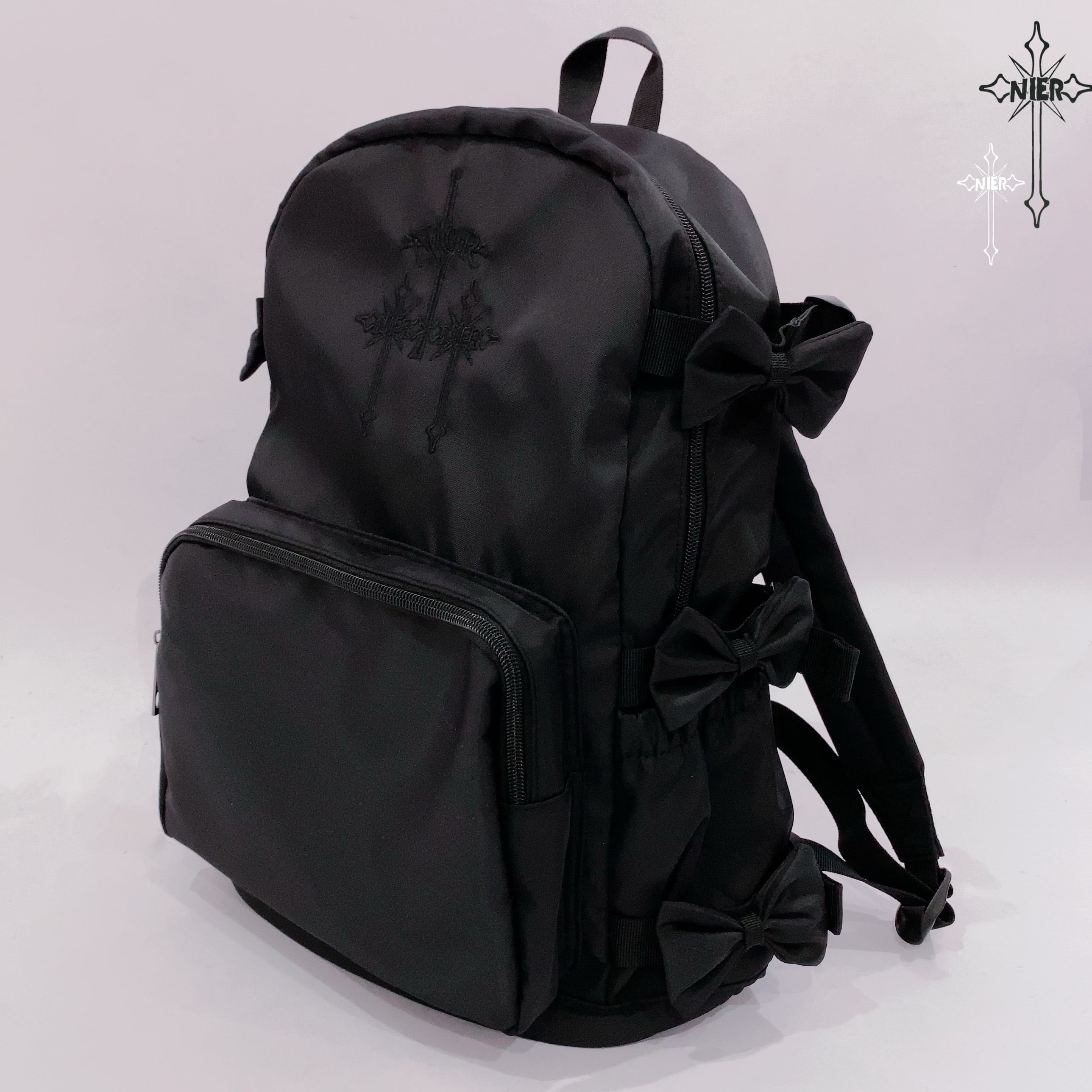 7pocket Sideリボン大容量backpack Nier