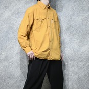 Columbia gimmick mustard shirt