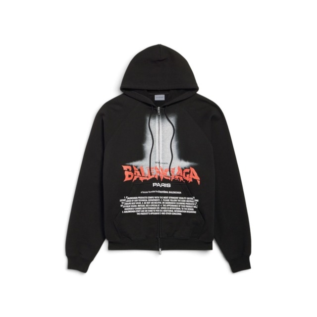 【BALENCIAGA】Oversized Zip-Up