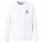 ガシガシ使えて選手に人気【7.1オンス厚手ロングTシャツ】 White