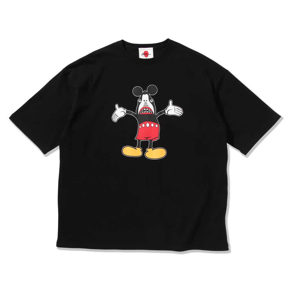 PUNKDRUNKERS / 鮫ねずみBIG.TEE / BLACK | feels