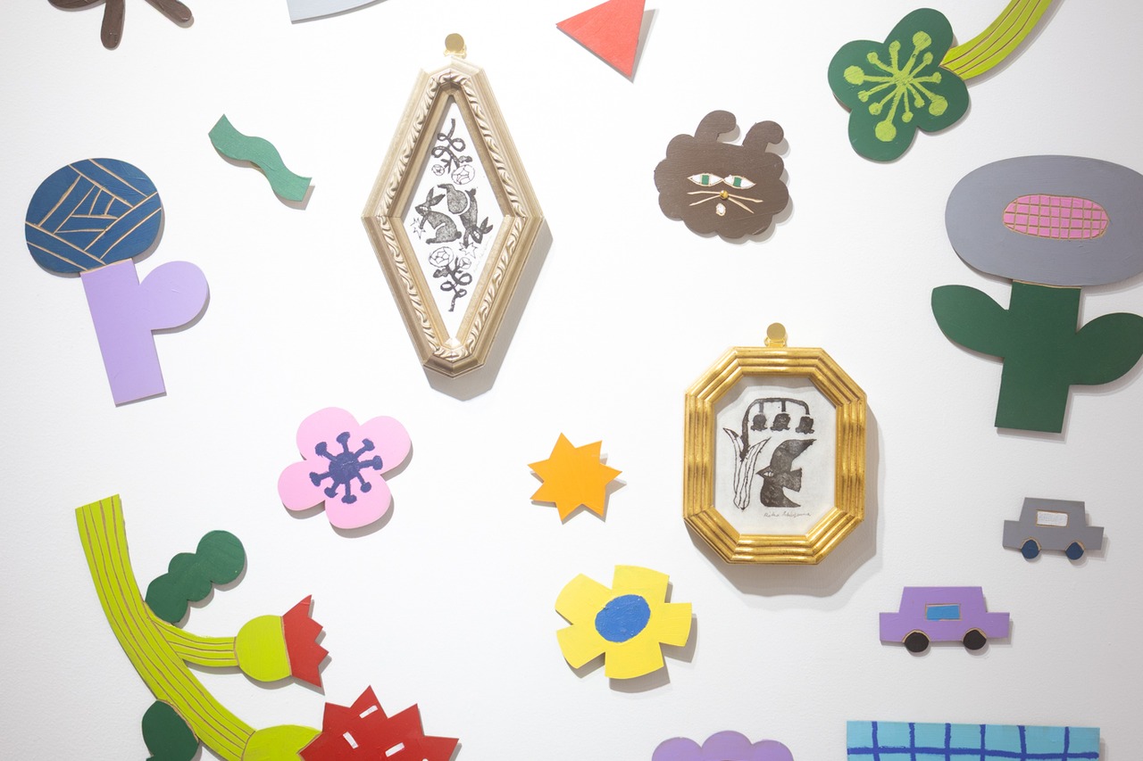 < あきやまりか > 木製パネル作品 - 35