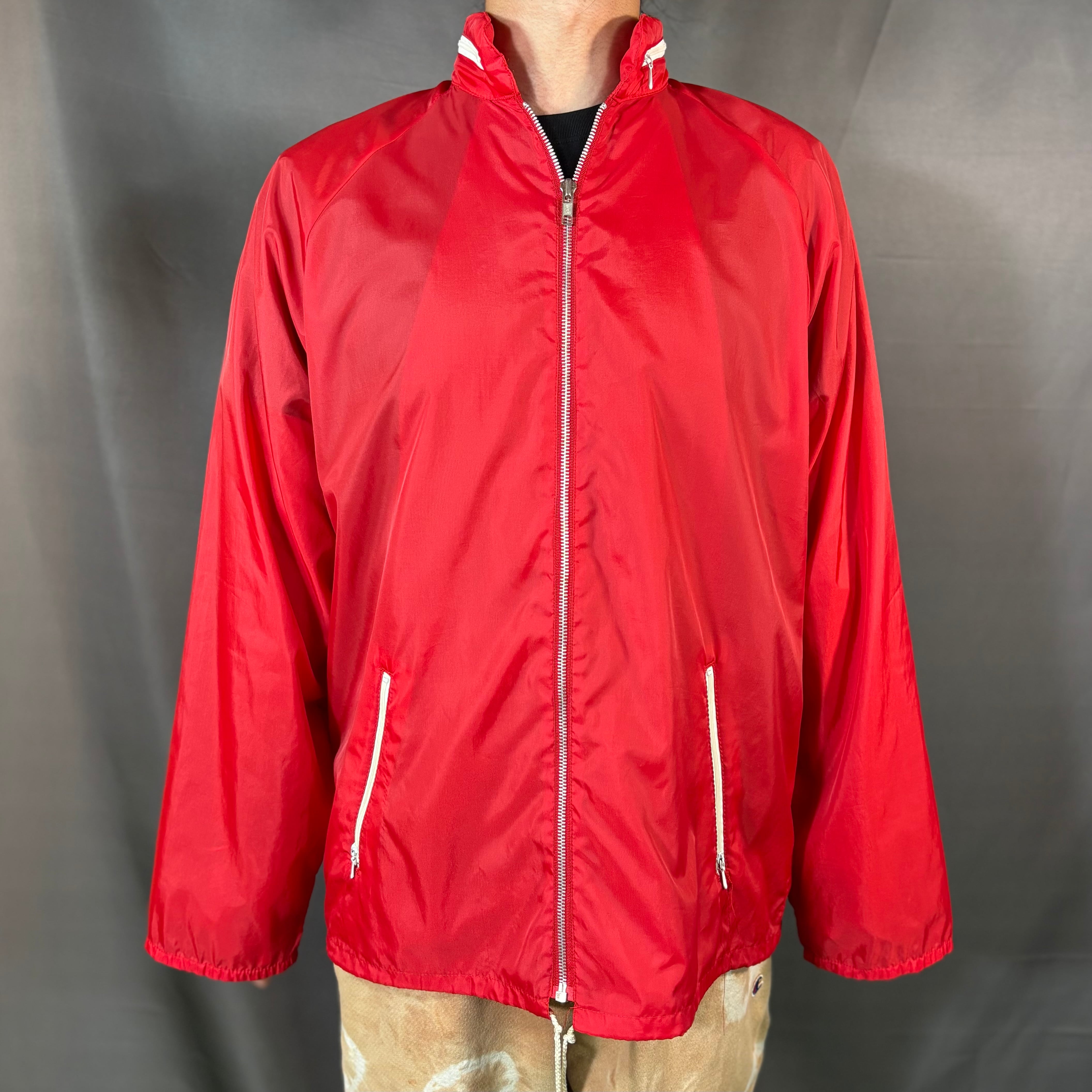 Men's】 80s フード付き ナイロンジャケット / 80年代 古着 ジャケット