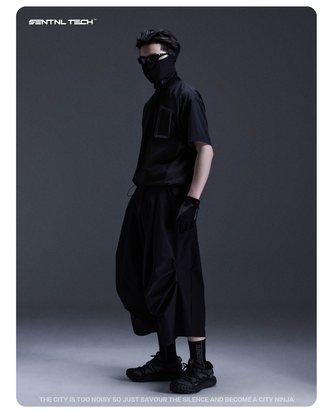 SENTNL TECH ウォーターレペレント テック ポケット Tシャツ