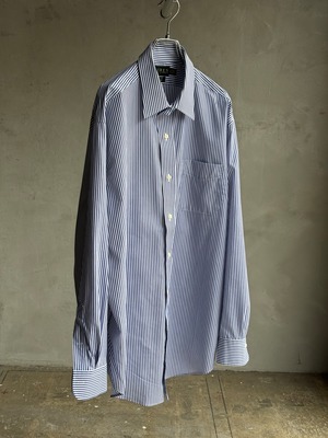 “LAUREN” オーバーサイズストライプドレスシャツ（ポニーなし）