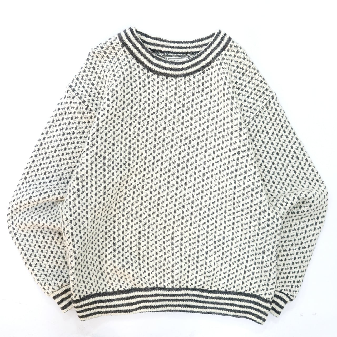 80's L.L.Bean Birdseye Sweater / L