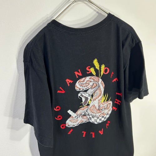 VANS チェッカースネーク tee