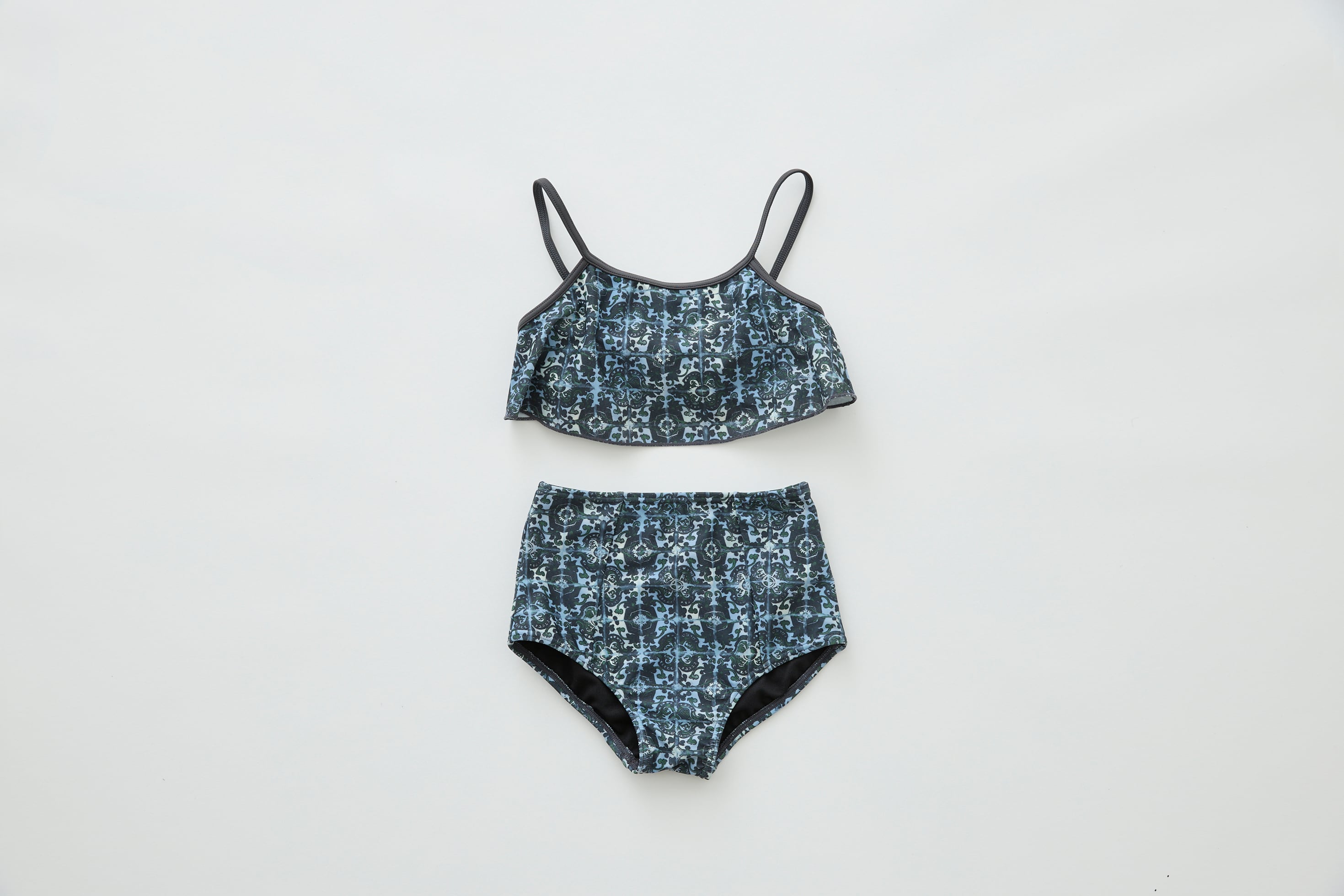 【予約/送料無料】Old TiLe Pattern Girls / blue gray