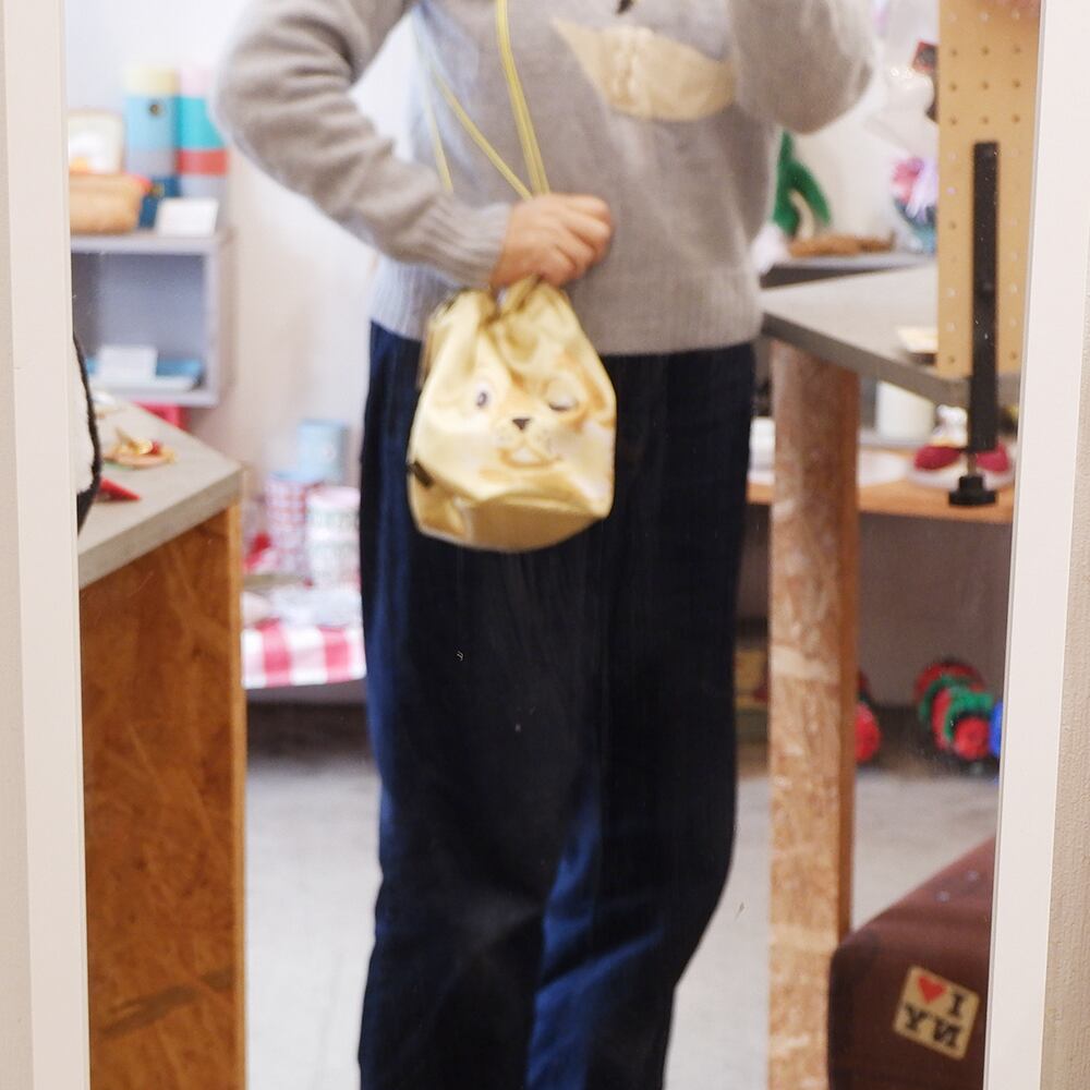 ナタリー・レテ サテンうさぎ巾着ポシェット | 世界のかわいいもの