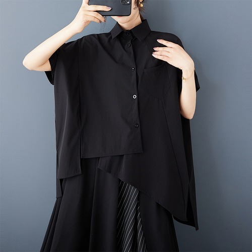 asymmetry wide tops / l0726