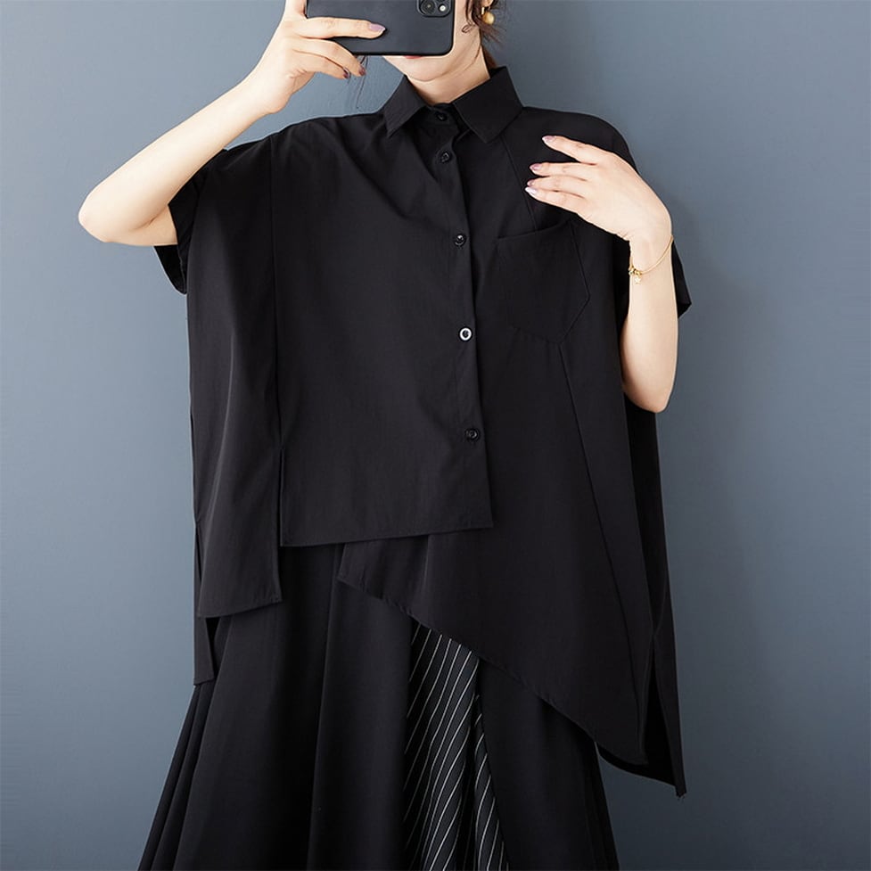 asymmetry wide tops / l0726