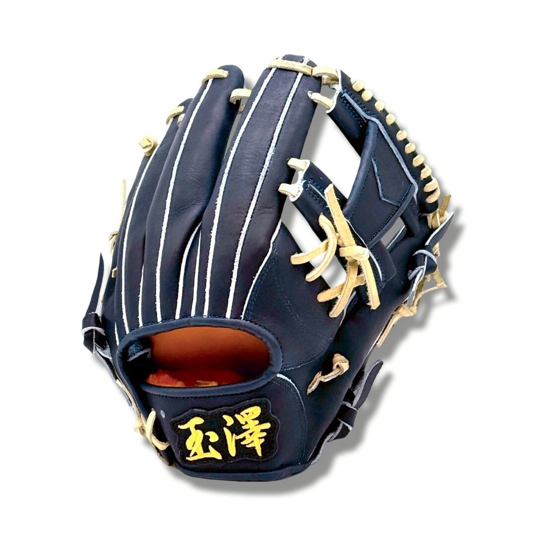 硬式】玉澤 HERO'S 内野手グローブ HE-06N HウェブⅢ（本体：Nブラック