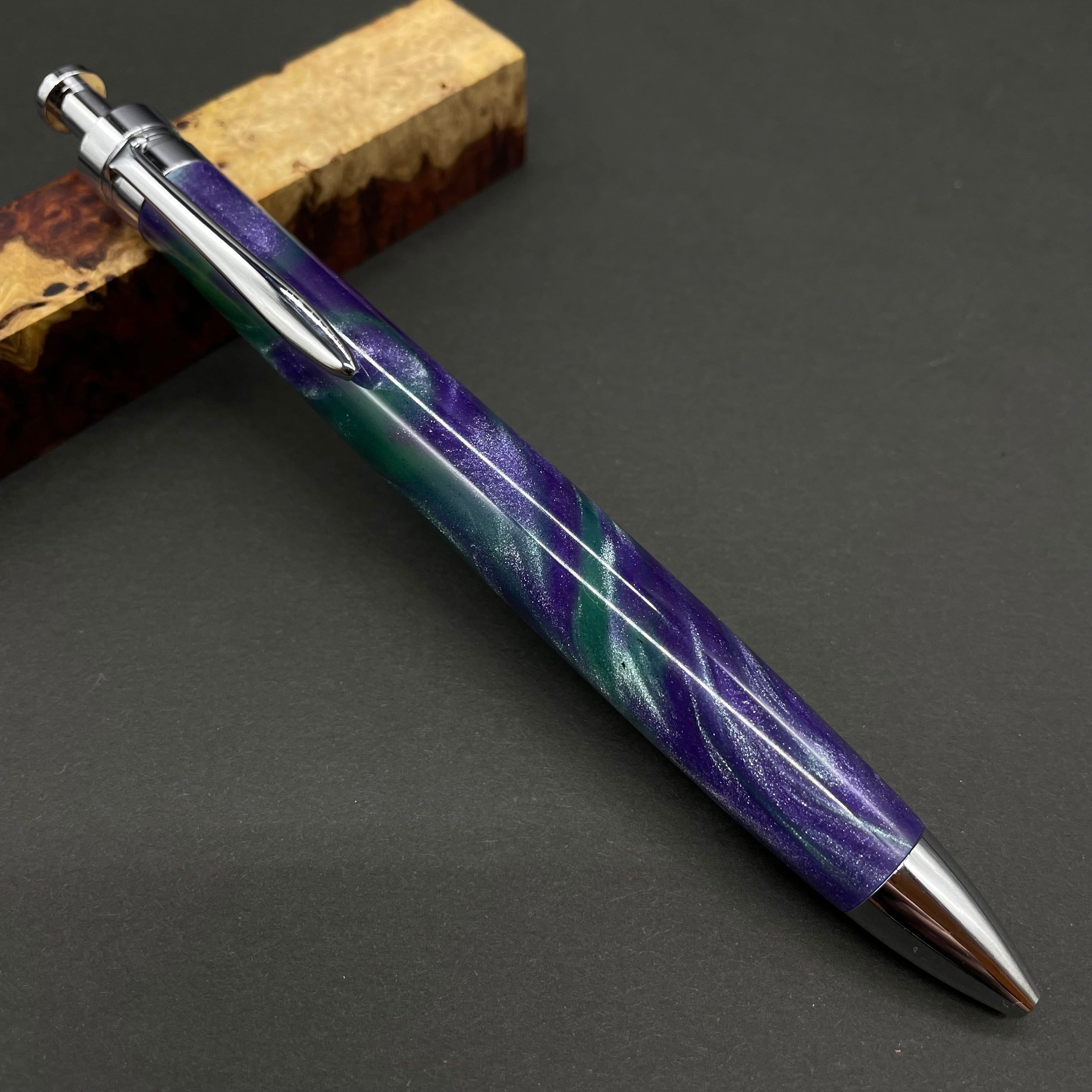 黒柿】木軸キャップ式ボールペン | 富士瘤 Craft