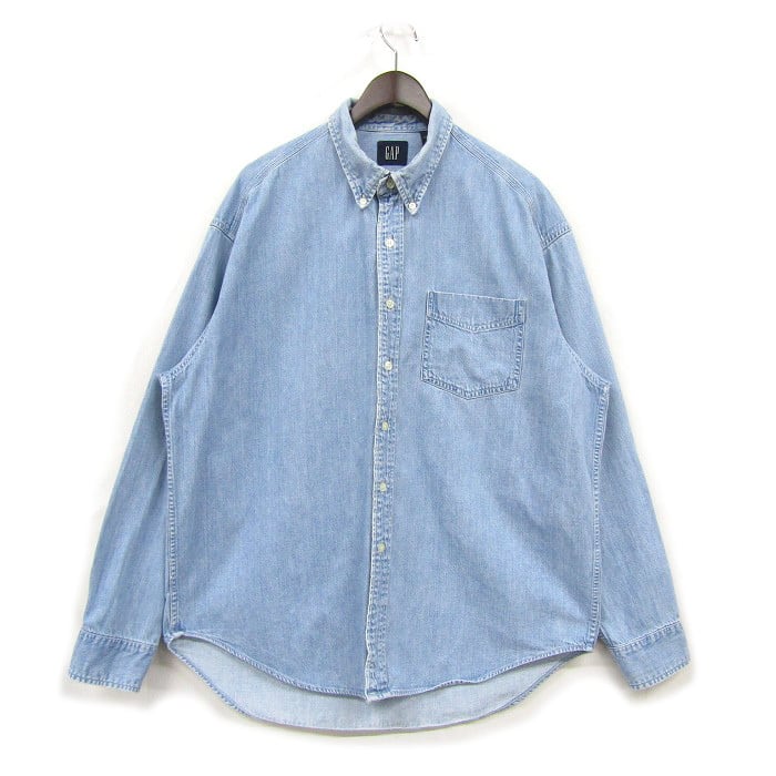 古着 GAP ギャップ デニムシャツ 長袖シャツ 表記:L gd402334n w40419