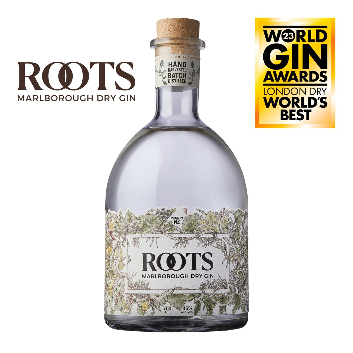 Roots Marlborough Dry Gin | Southern Cross Wine Club（サザンクロス