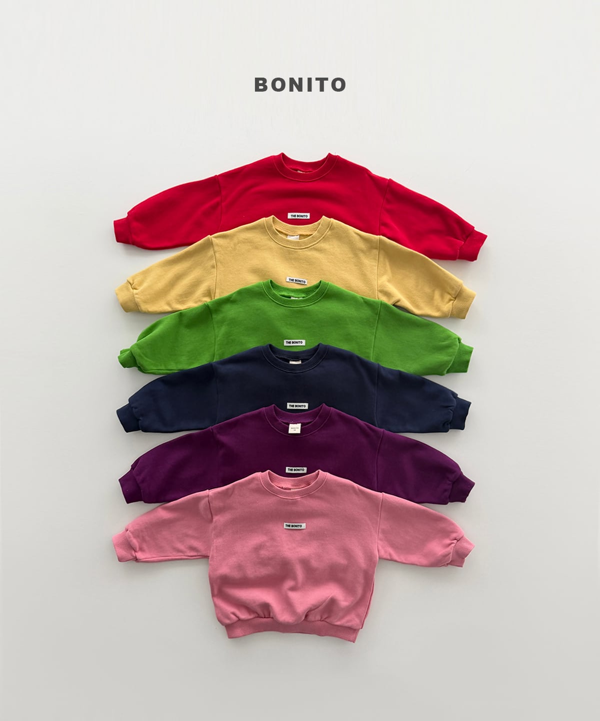 crayon sweatshirt【BONITO】※9月中旬発送予定