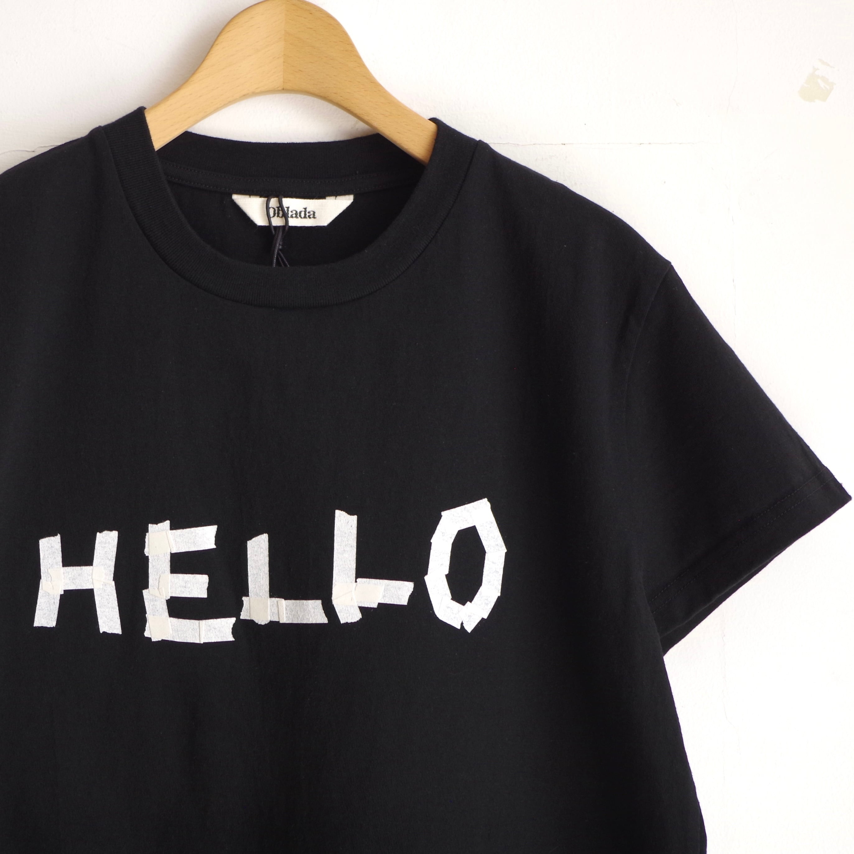 Oblada TAPE PRINT TEE | 1F Store