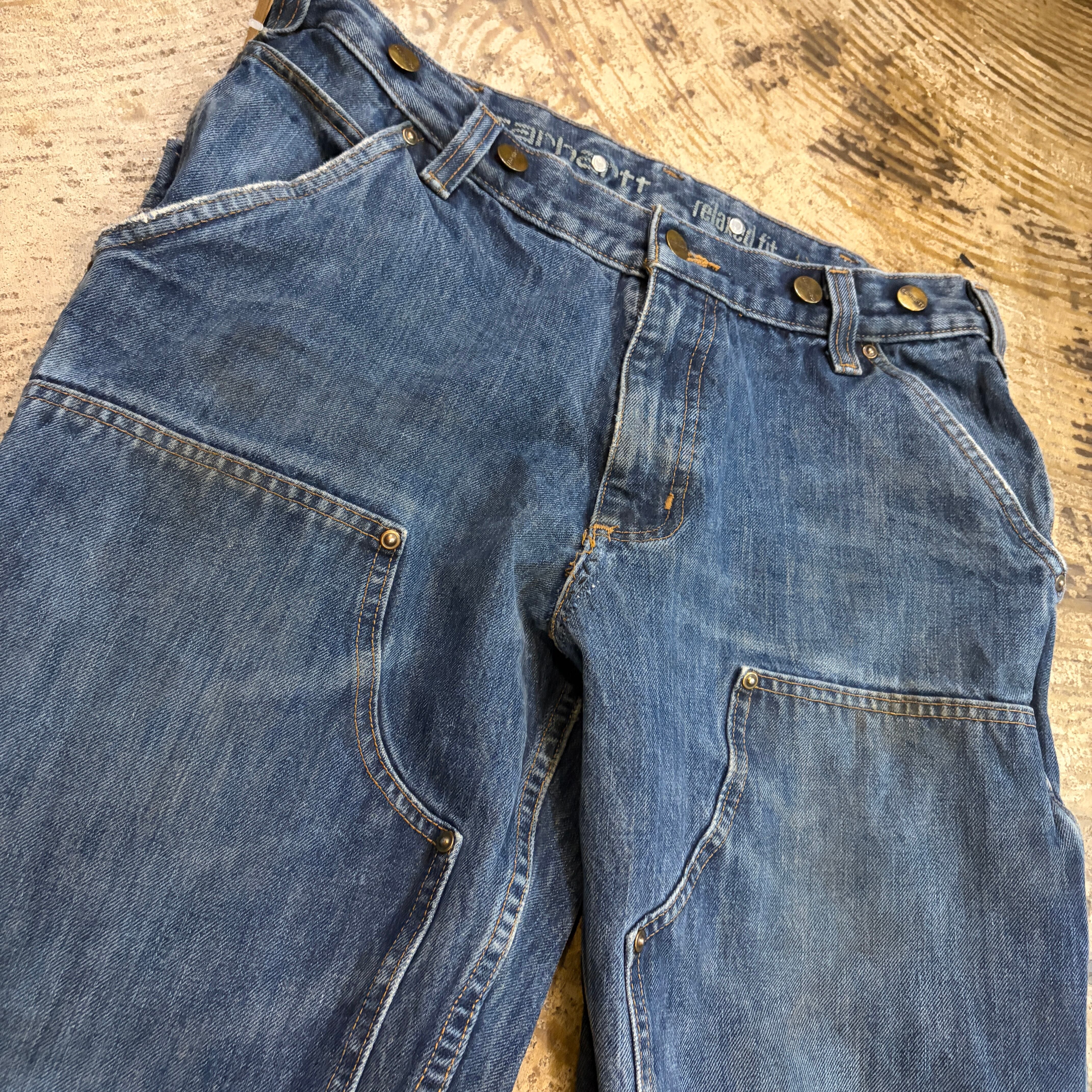 USED CARHARTT カーハート DENIM DOUBLEKNEE ダブルニー PAINTERPANTS