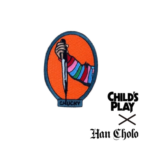 【HANCHOLO/ハンチョロ×チャイルドプレイ】CHUCKY WANNA PLAY PATCH パッチ / / 14392
