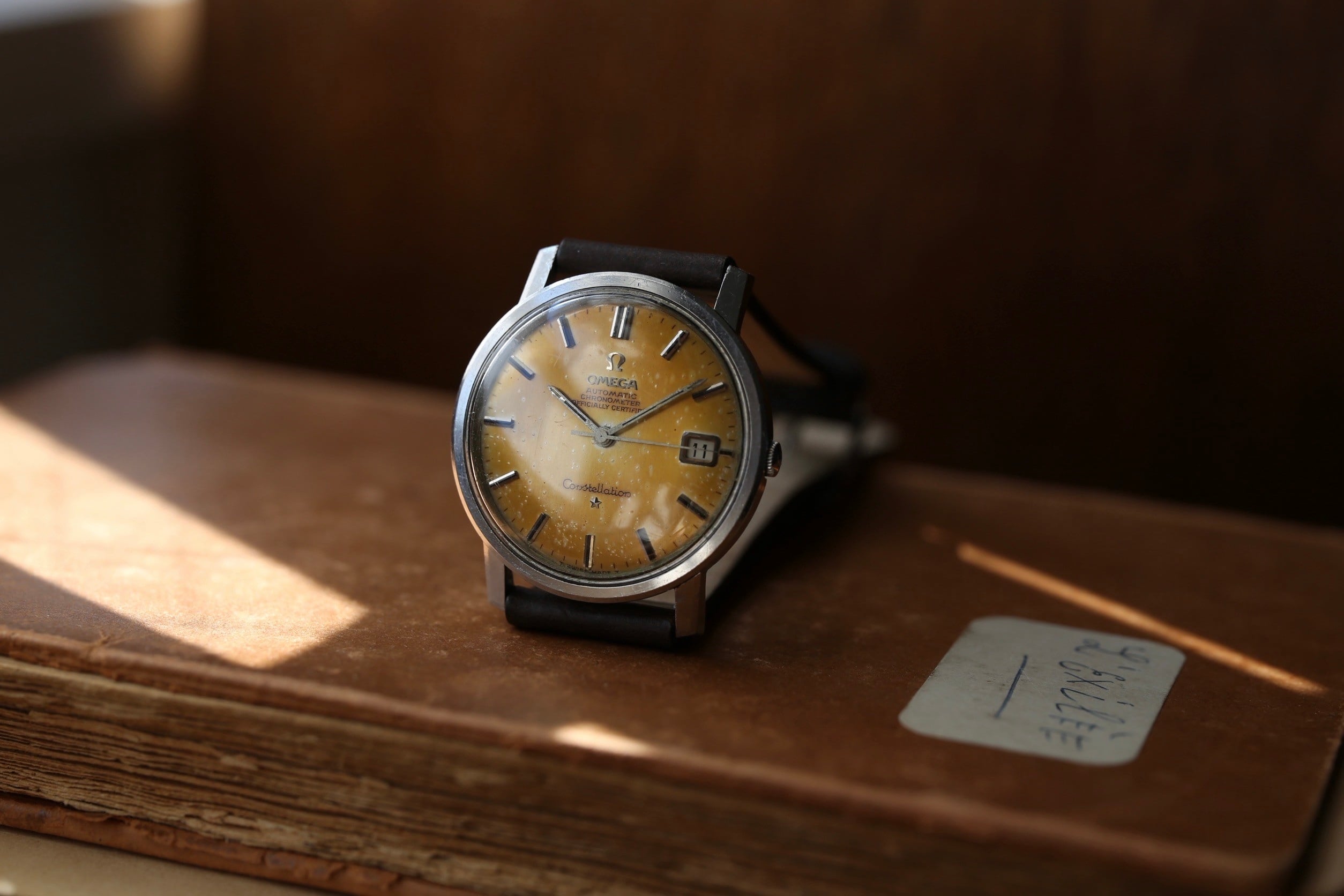 OMEGA】 1967年製 オメガ コンステレーション デイト 格納竜頭タイプ