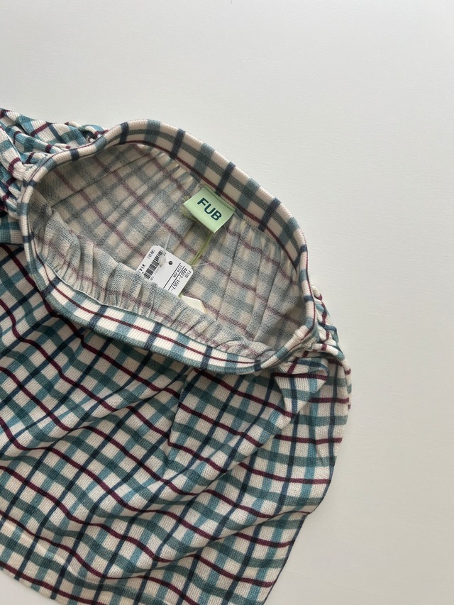 FUB-check skirt/ CHECK CCK