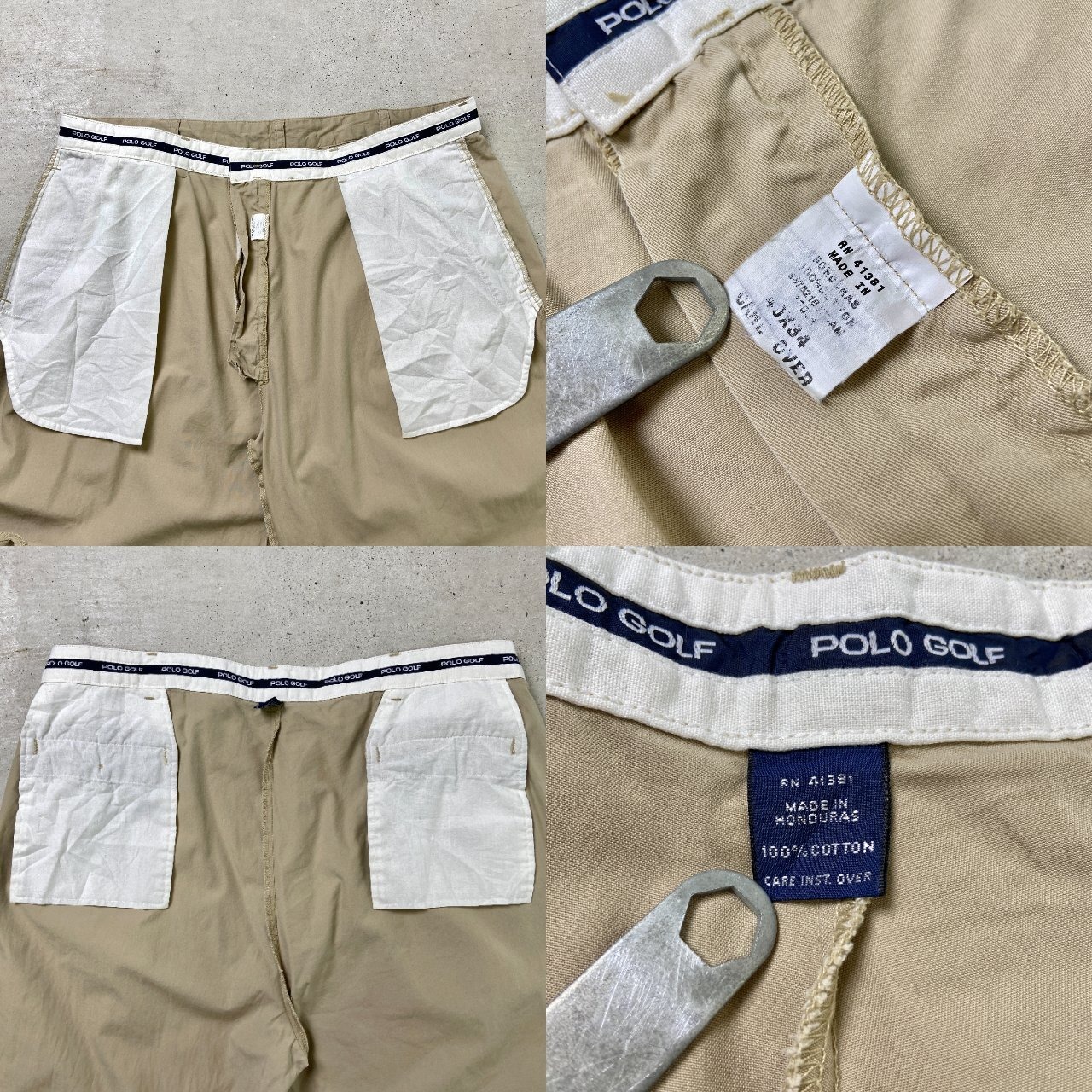 90年代 Polo GOLF Ralph Lauren ポロゴルフ ラルフローレン ワイド 