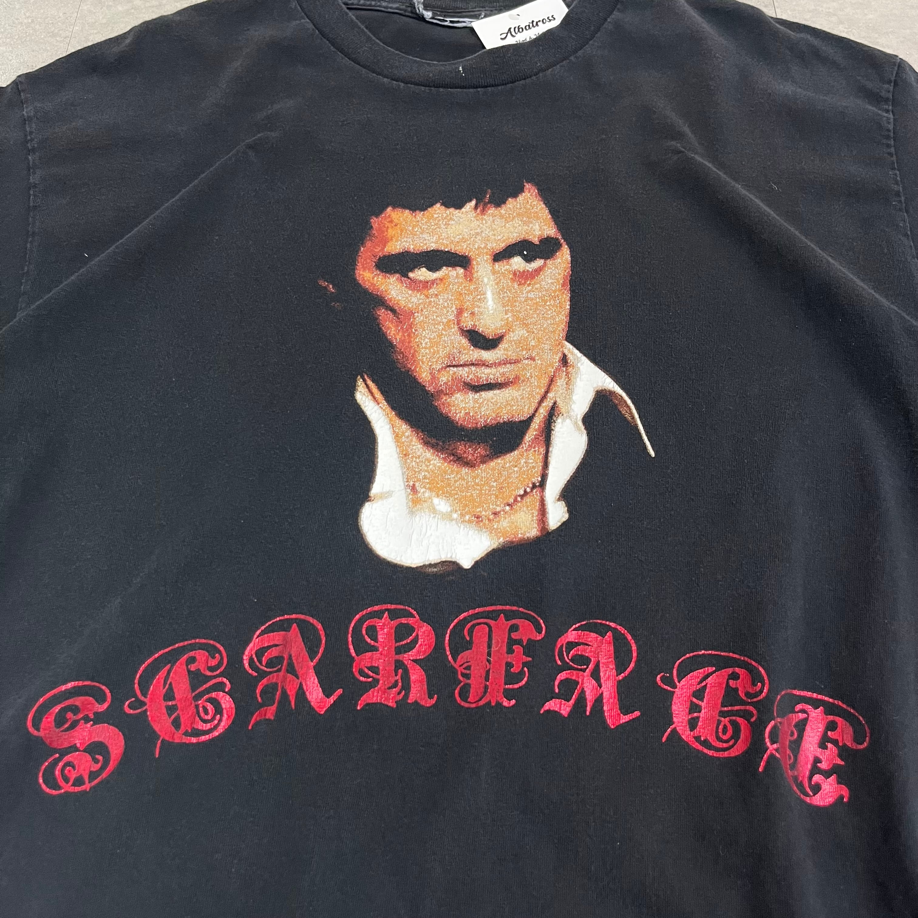 Scarface スカーフェイス ビンテージ 映画Tシャツ アル・パチーノ size:L程度 【 SCARFACE 】スカーフェイス ムービーT 映画T