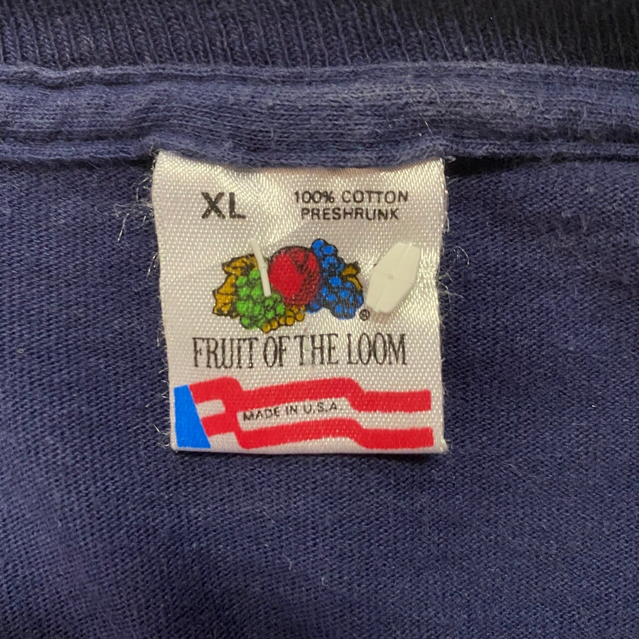 USA製 80s-90s FRUIT OF THE LOOM シングルステッチ