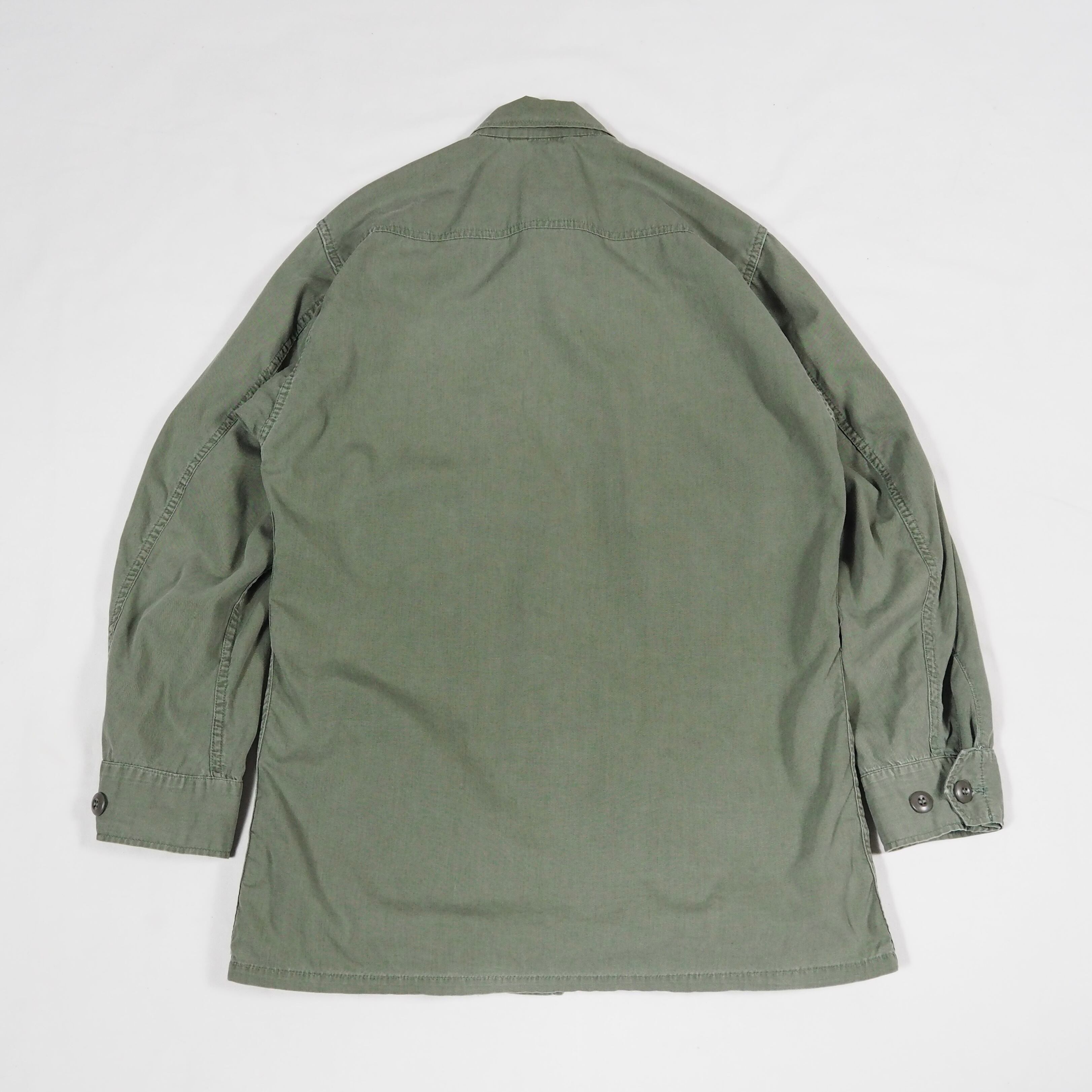 Non-Ripstop】60's U.S ARMY 3rd Cotton Poplin Jungle Fatigue Jacket