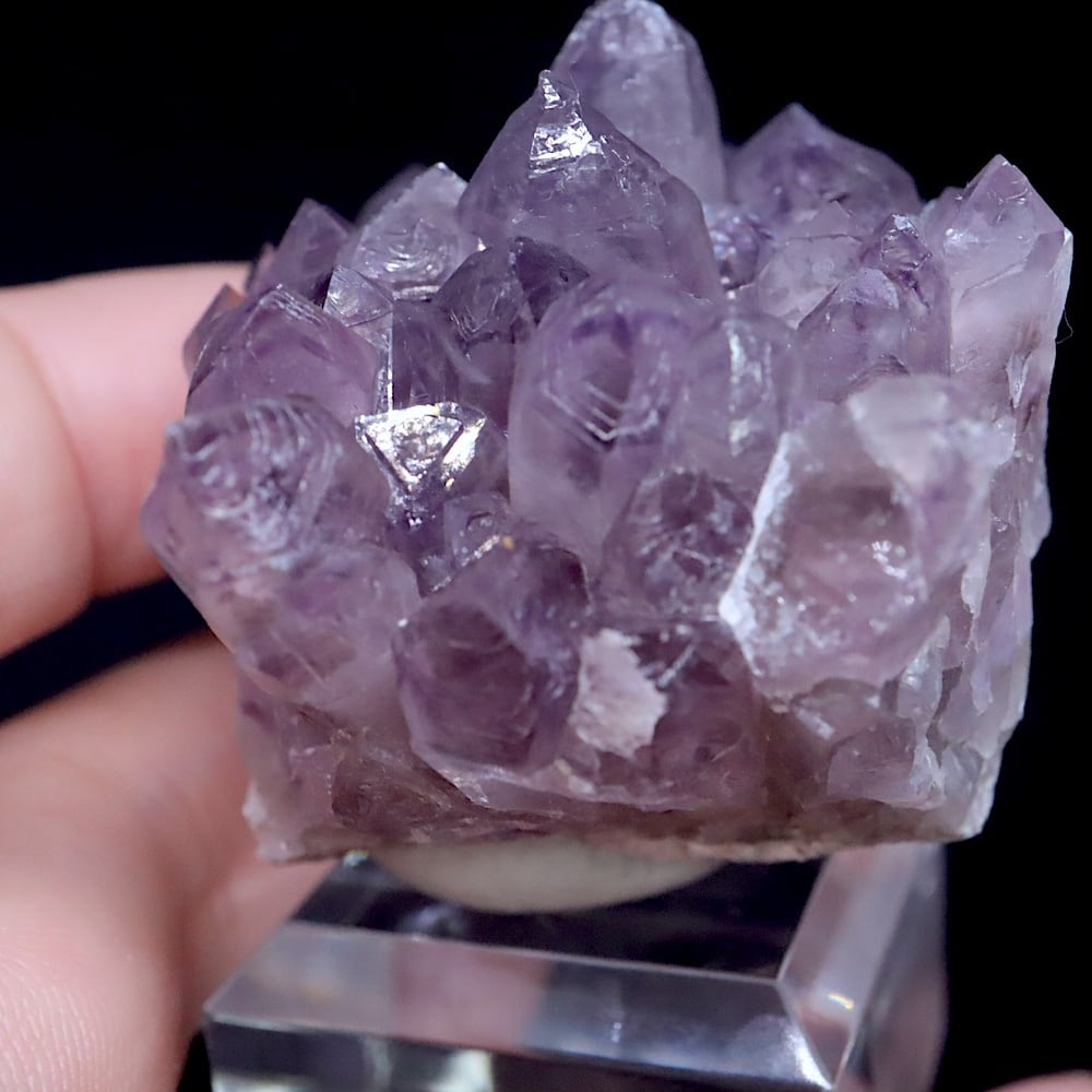 天使・神の指紋！アメジスト 紫水晶 クォーツ クリスタル 水晶 86.4g