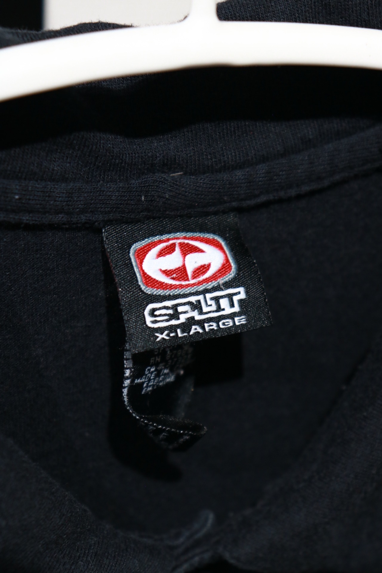 Split l/s polo shirt