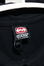 Split l/s polo shirt