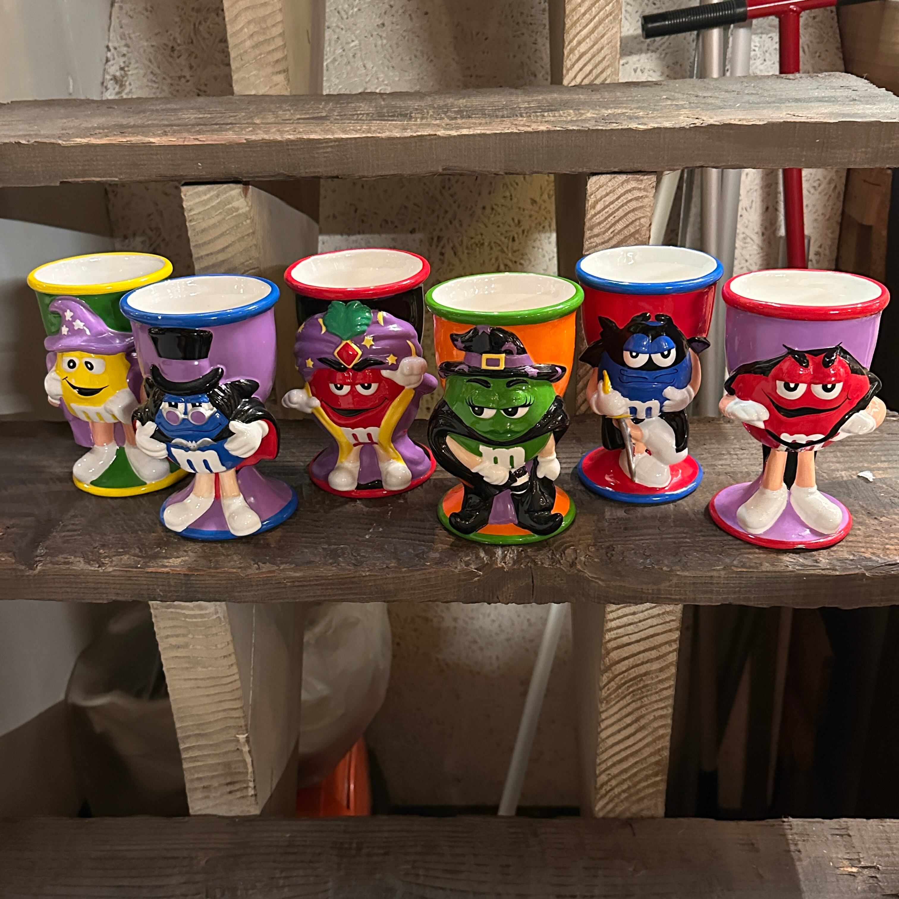 2003 m&m's ハロウィン 陶器製 エムアンドエムズ エッグスタンド ギャラリー社製 アメトイ