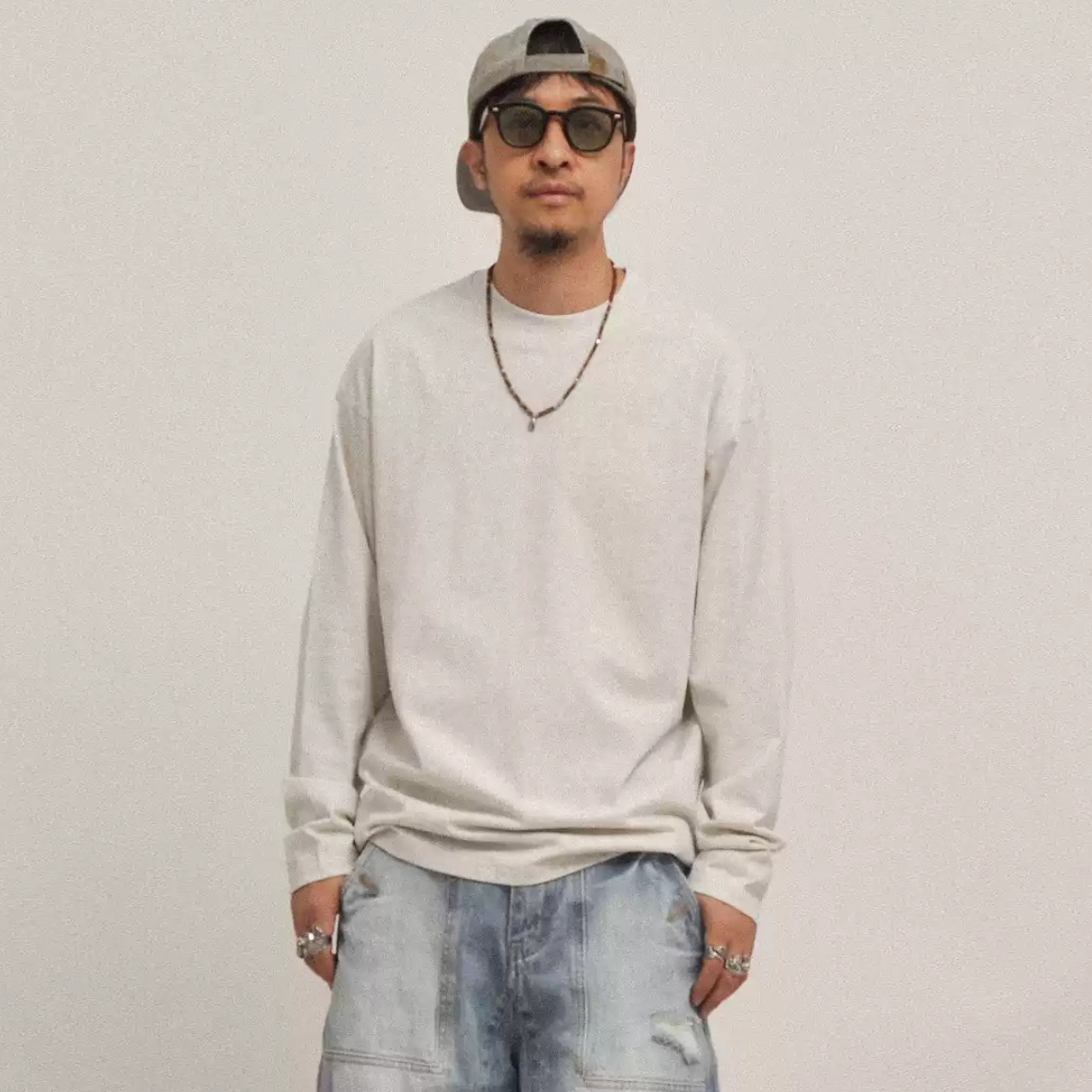 ベーシック ロングスリーブ シャツ A1972 - 1