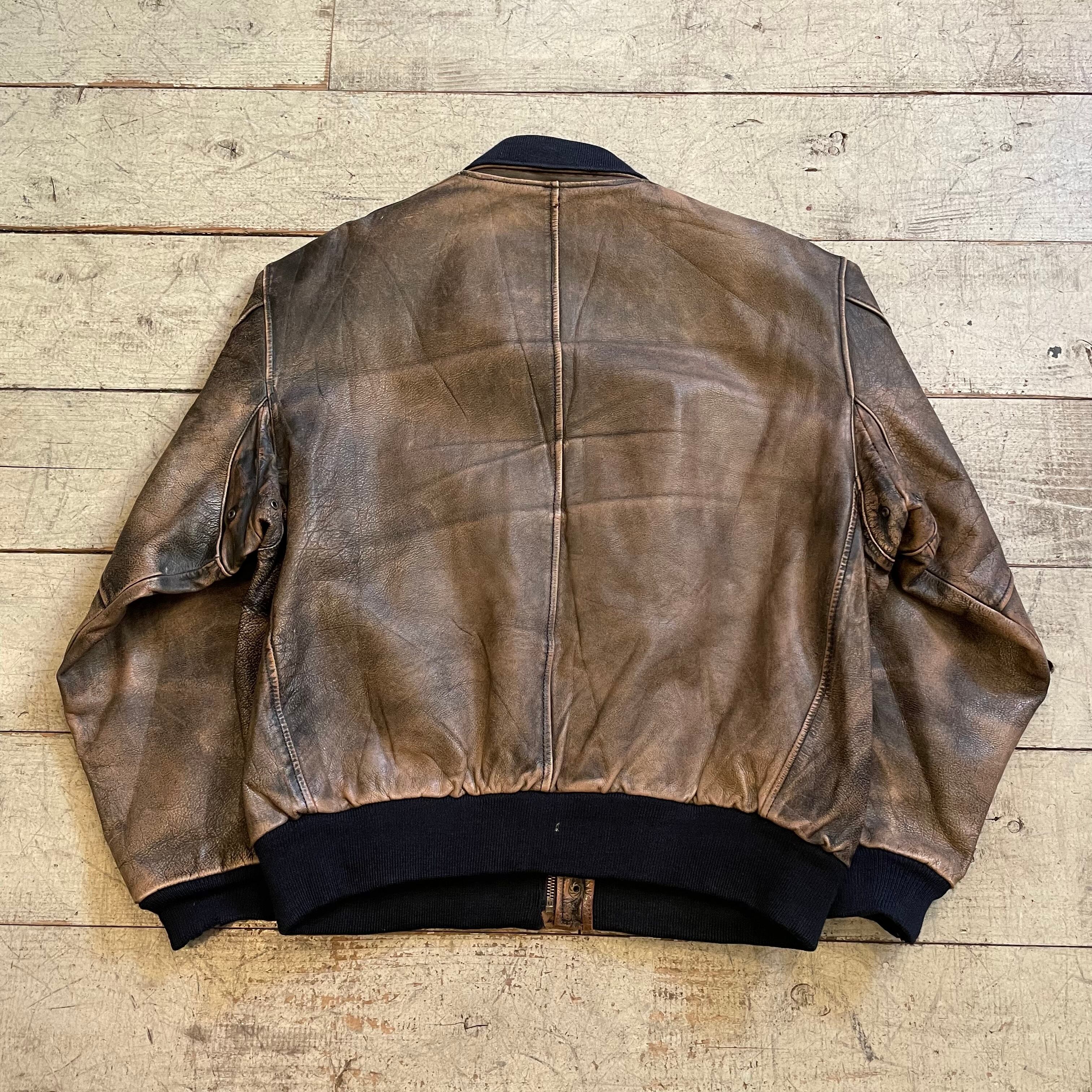 90s BANANA REPUBLIC leather jacket | What'z up