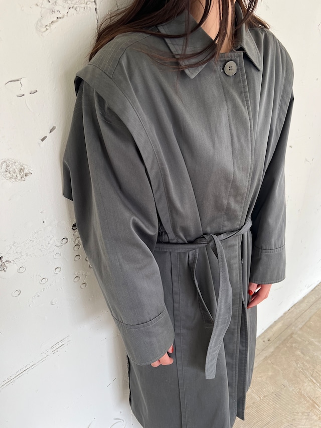 Vintage grey trench coat
