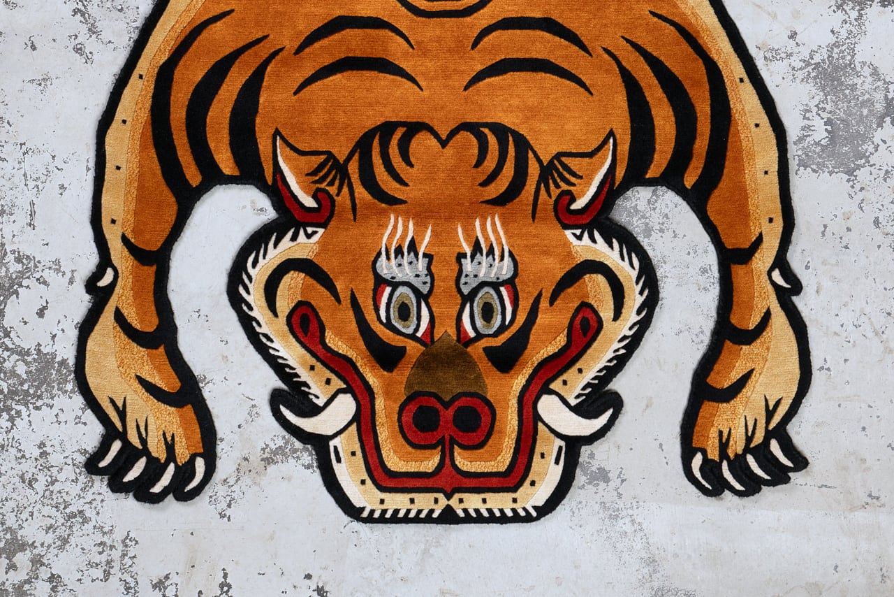Tibetan Tiger Rug 《Lサイズ•プレミアムウール318》チベタンタイガー