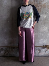 333 original/Embroidery silk wrap pants (PINK)