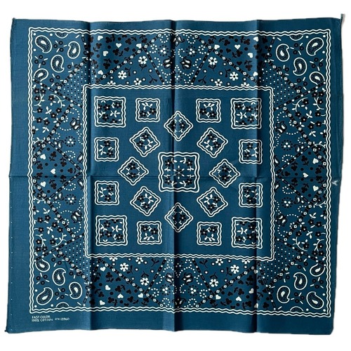 【Deadstock！】70s クッキー RN13960 ヴィンテージバンダナ MADE IN USA NOS