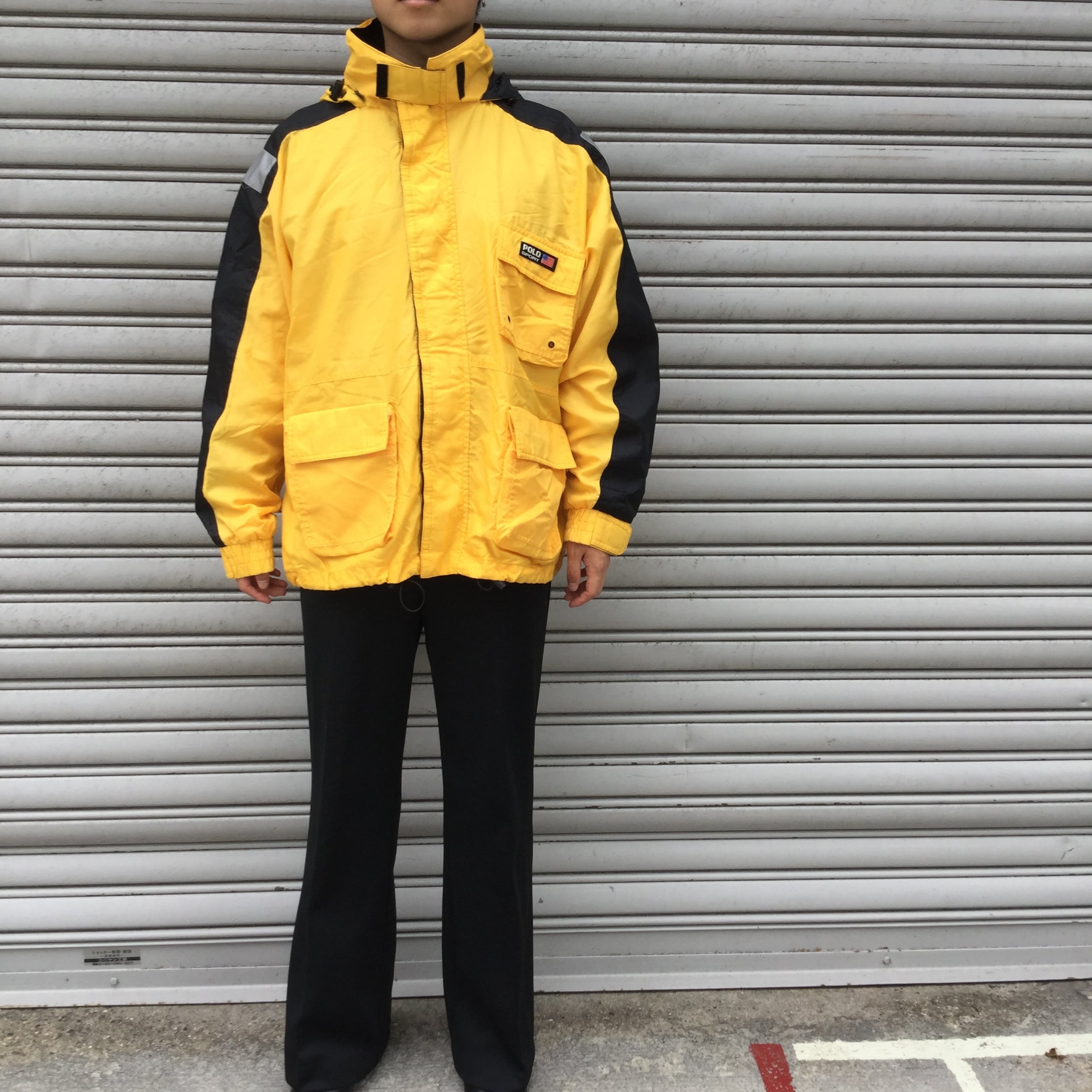 送料無料』レア 90s POLO SPORTS アクティブナイロンジャケット XL