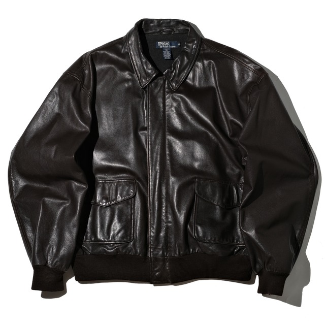 Polo by Ralph Lauren A-2 type leather jacket[XXL]