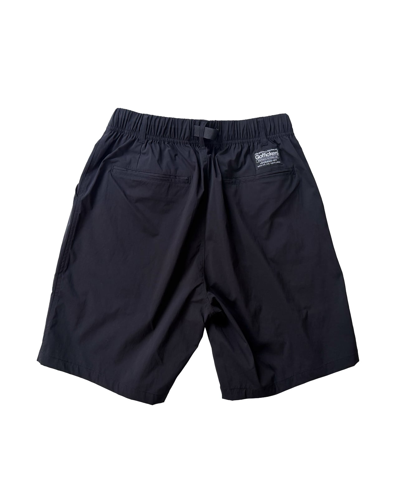 HOLE 698] ストレッチ・ショーツ -Black- | Golfickers