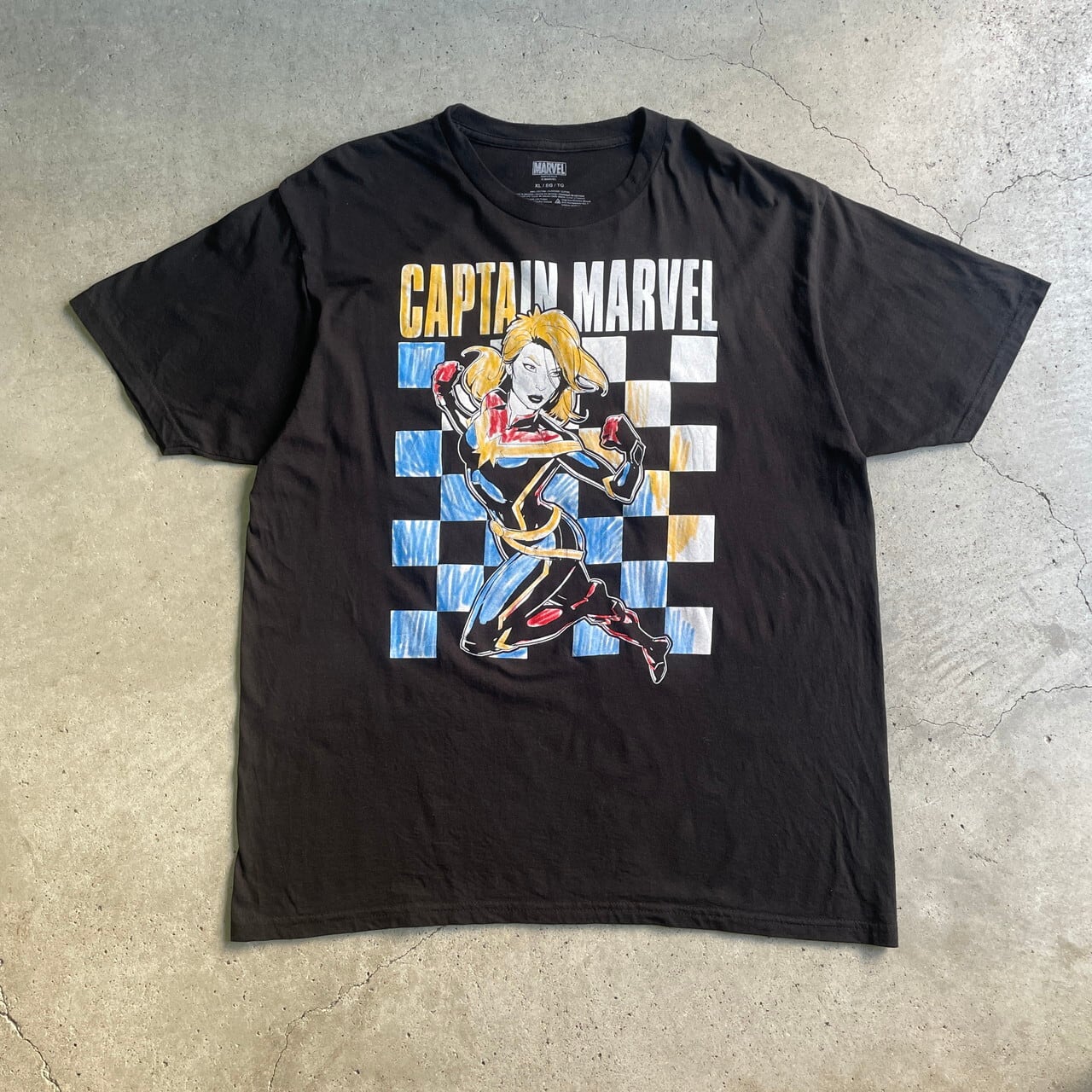 CAPTAIN MARVEL キャプテンマーベル キャラクタープリントTシャツ