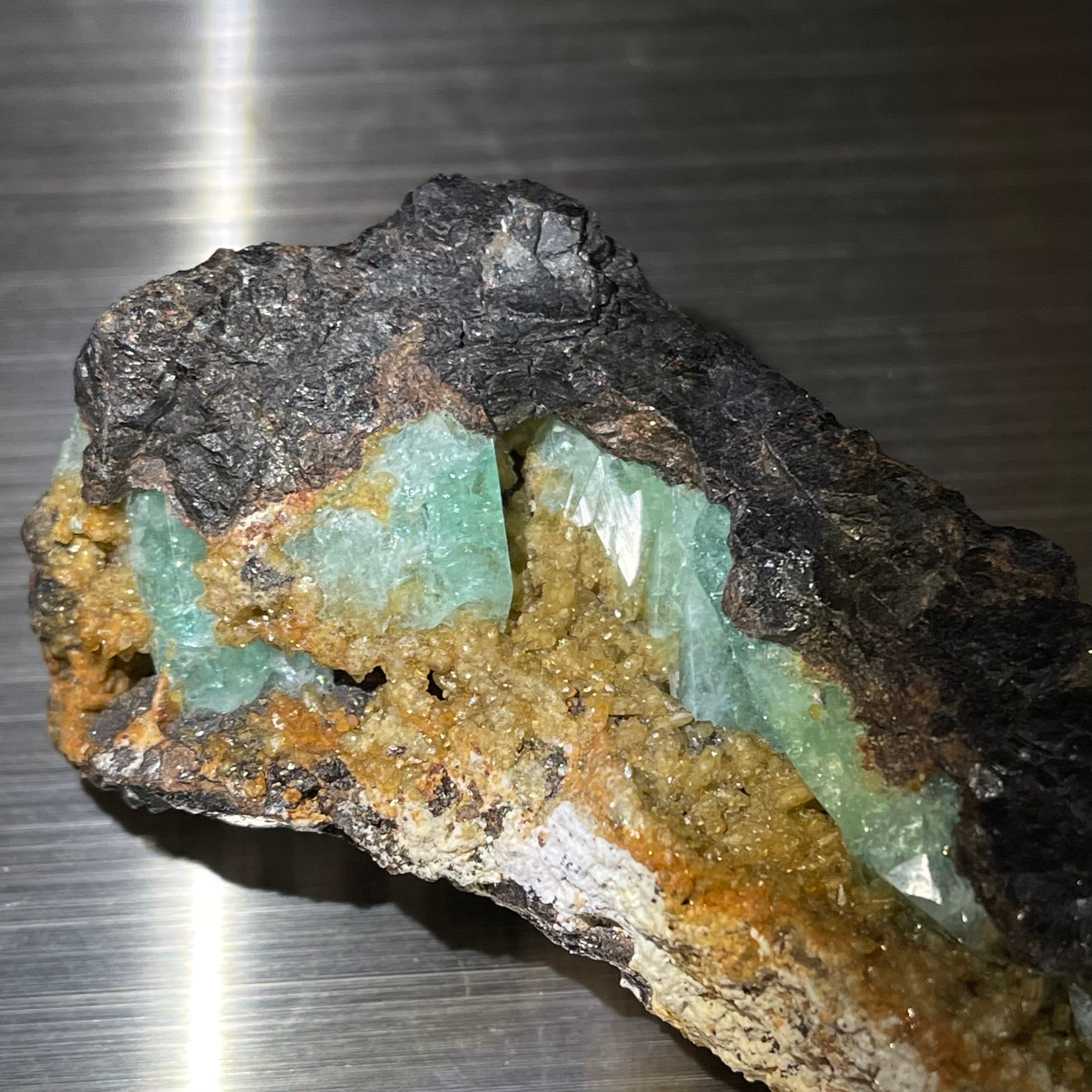 フォスフォフィライト【Phosphophyllite】ボリビア産 | PEANUTS MINERALS