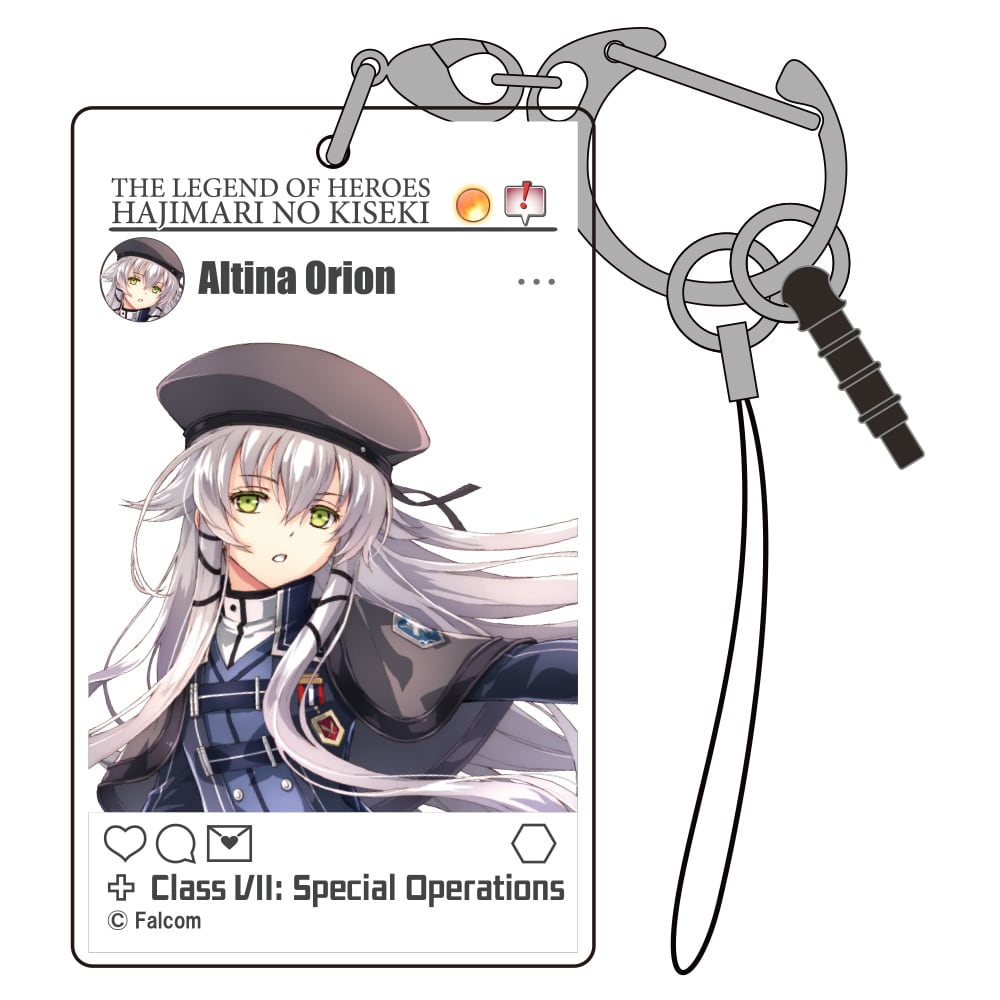 英雄伝説 創の軌跡 アルティナ・オライオン SNS風アクリルキーホルダー