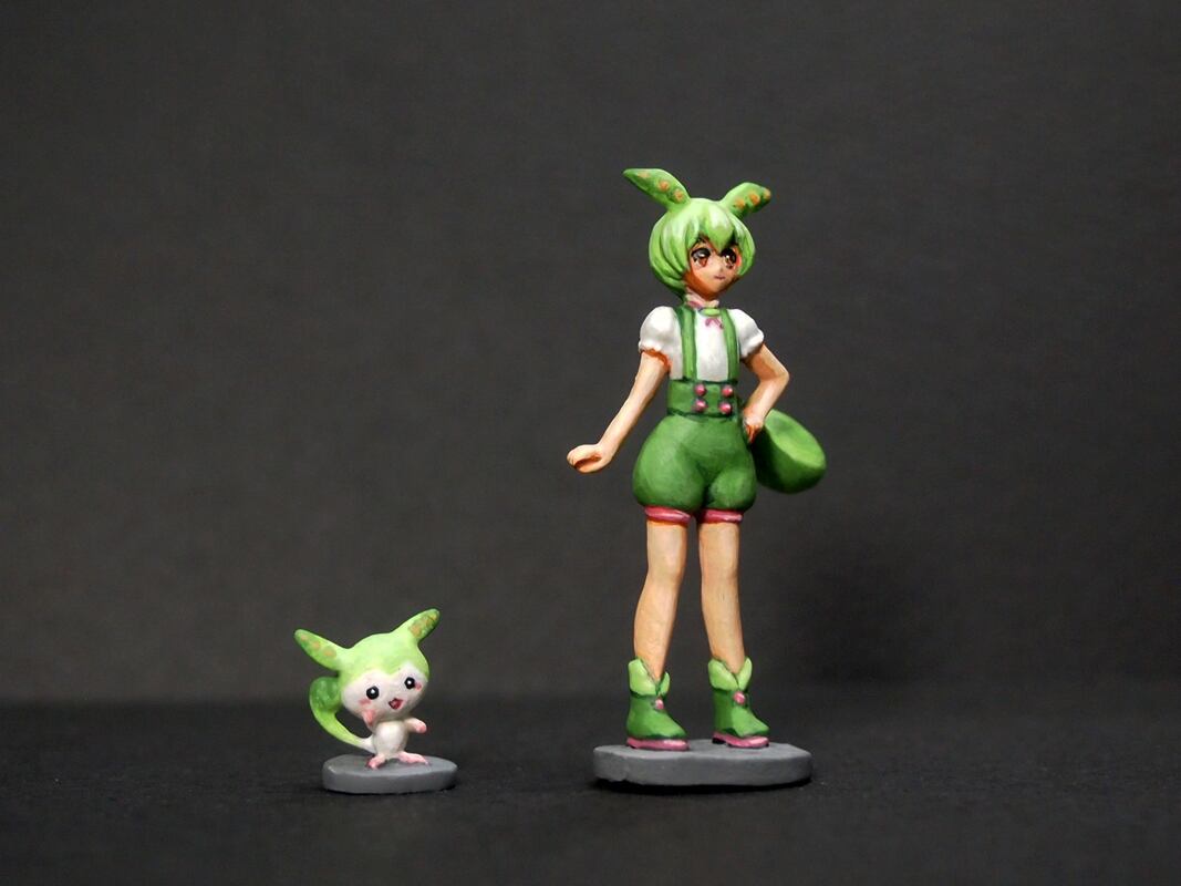 ずんだもん メタルフィギュア 未塗装キット | オーロラモデル