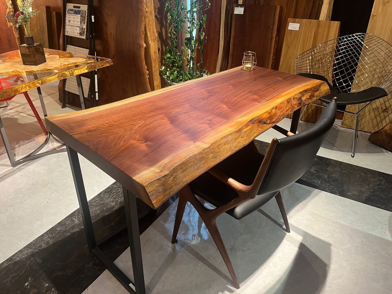 黒檀の座卓テーブル90cm✖️150cm
